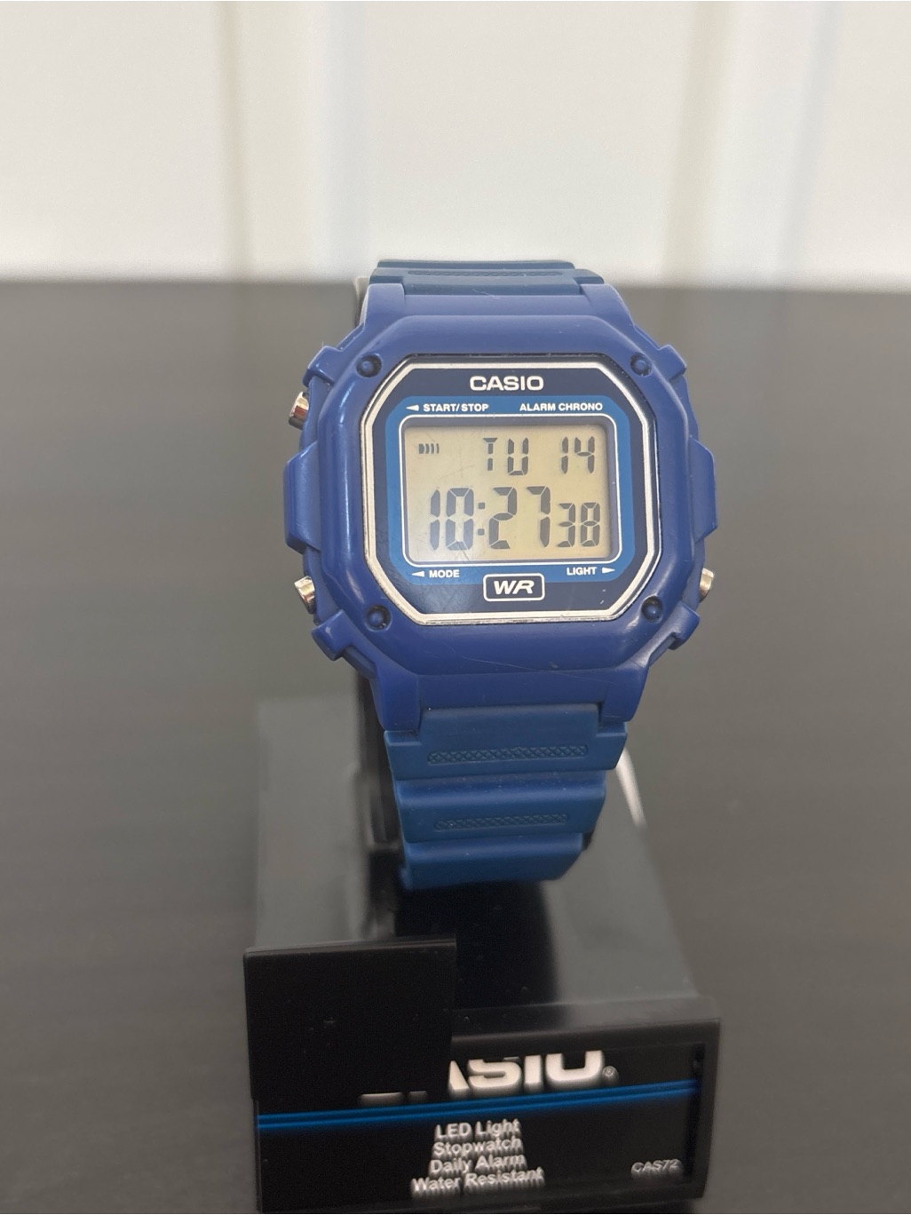 Casio Blue Digital Resin Sport Watch